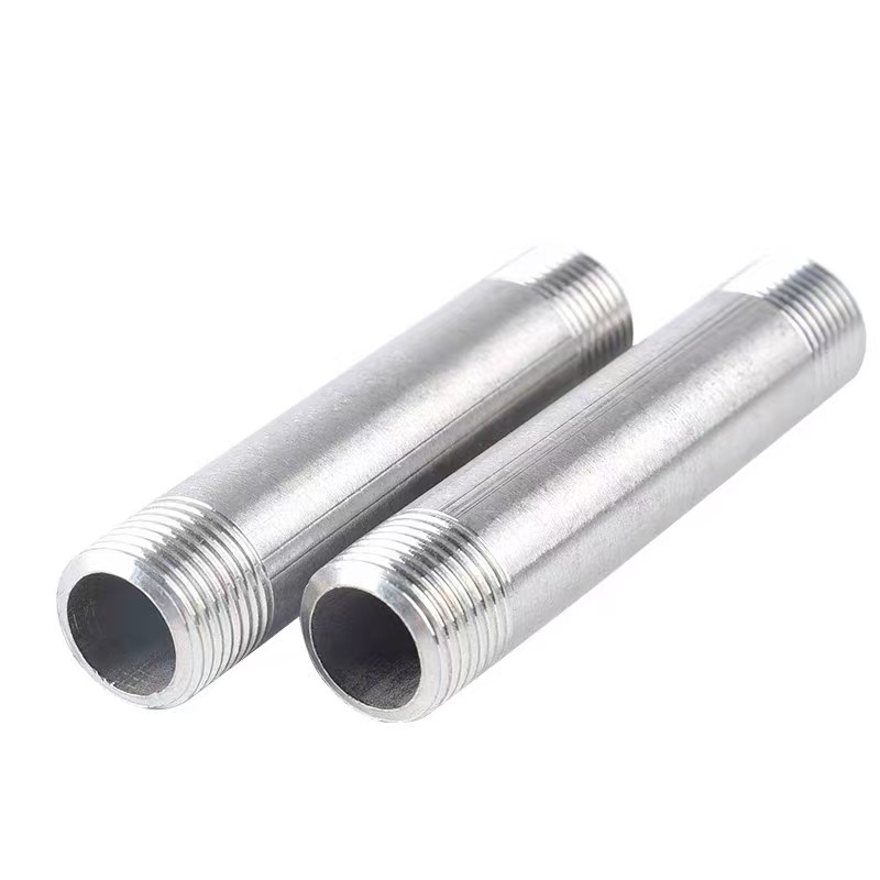 伟鹏双兴 304不锈钢加长双头外丝 DN15(4分)100mm 个高清大图