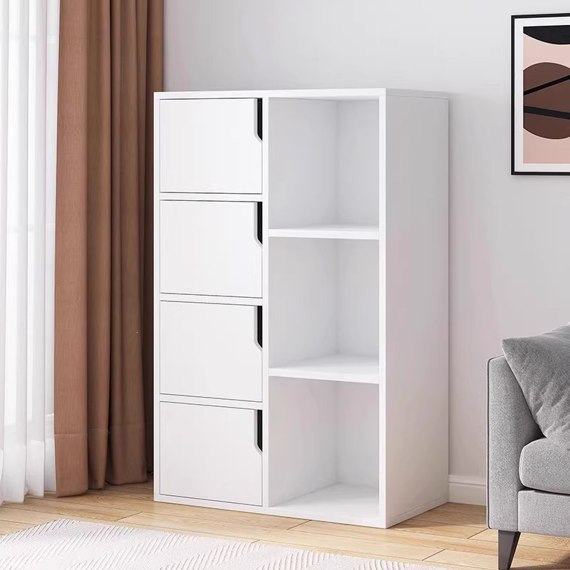 收纳柜子闪电客储物柜多层落地置物柜五斗柜卧室客厅收纳杂物柜家用斗