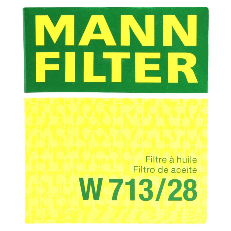 曼牌(MANN)机油滤清器W713/28名爵3/名爵6/名爵7/Rover75/名爵TF/Elise/神行者/发现I