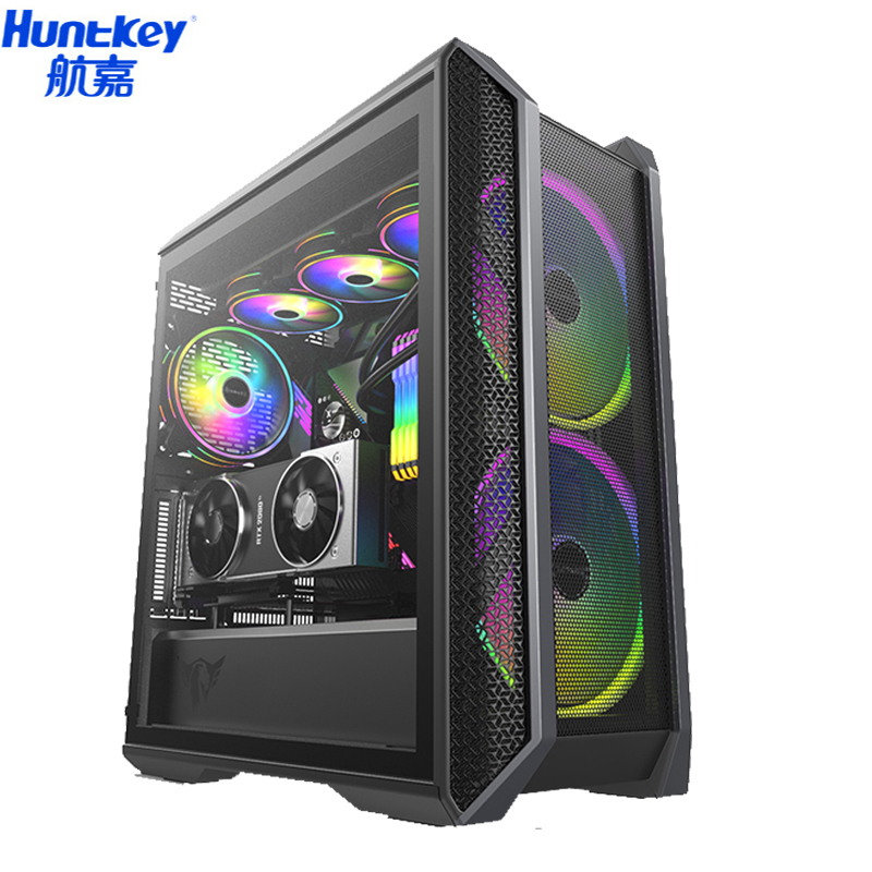 航嘉(Huntkey)MVP凯撒电竞游戏机箱(i9-10900k 16GB 250G固态+1TB RTX4000 8G显卡 Z490-plus主板 水封风扇)