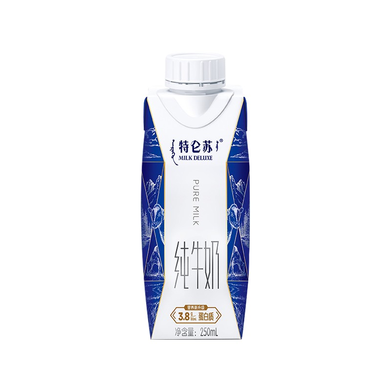 蒙牛 特仑苏梦幻盖纯牛奶 250ml*10盒/提 送礼佳品 高端礼盒高清大图
