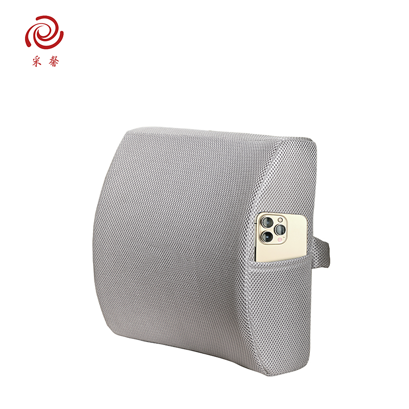 采馨 记忆棉腰靠 腰枕靠枕靠垫 31cm*33cm*12cm 只高清大图