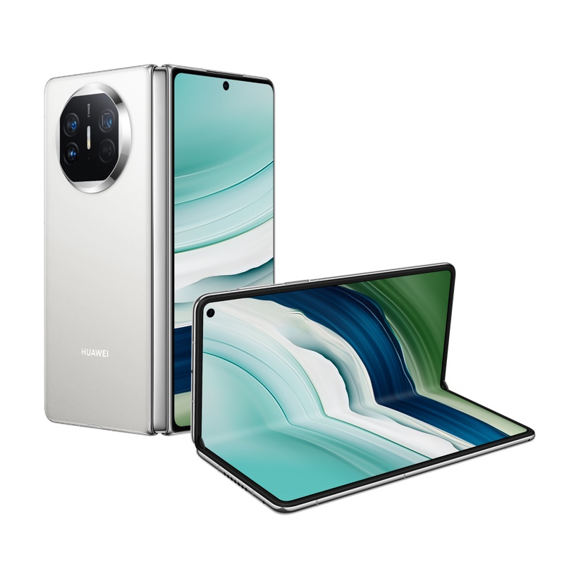 12期分期0息华为huaweimatex512gb512gb羽砂白折叠屏手机移动联通电信