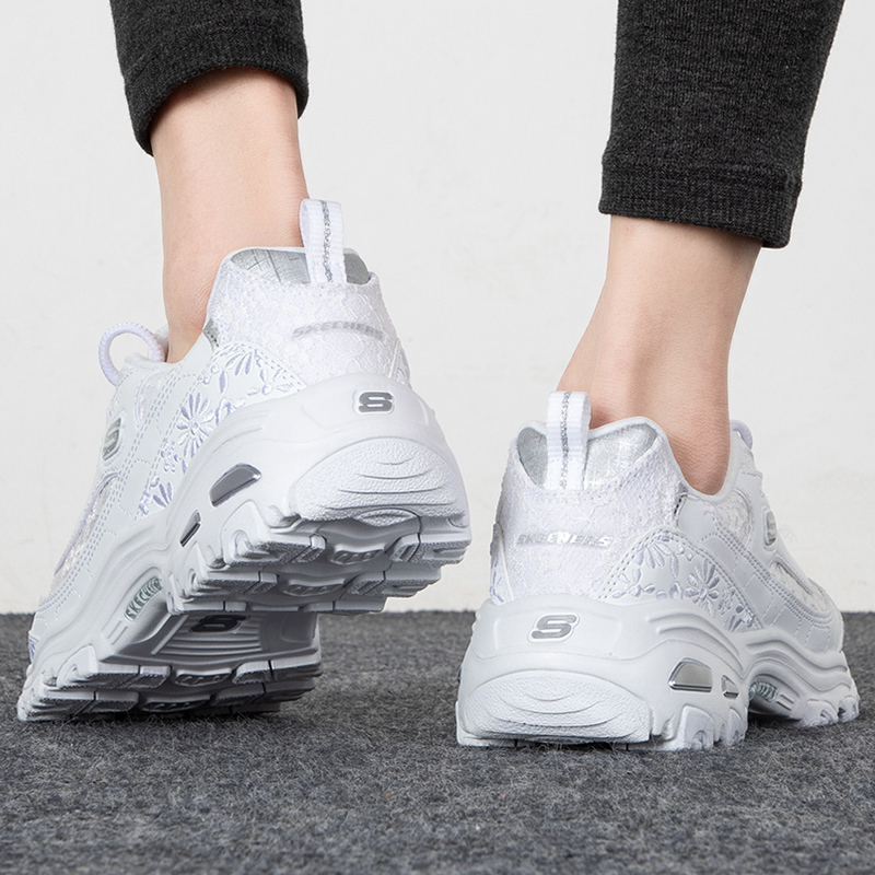 斯凯奇 女板鞋/休闲鞋 896085-WHT