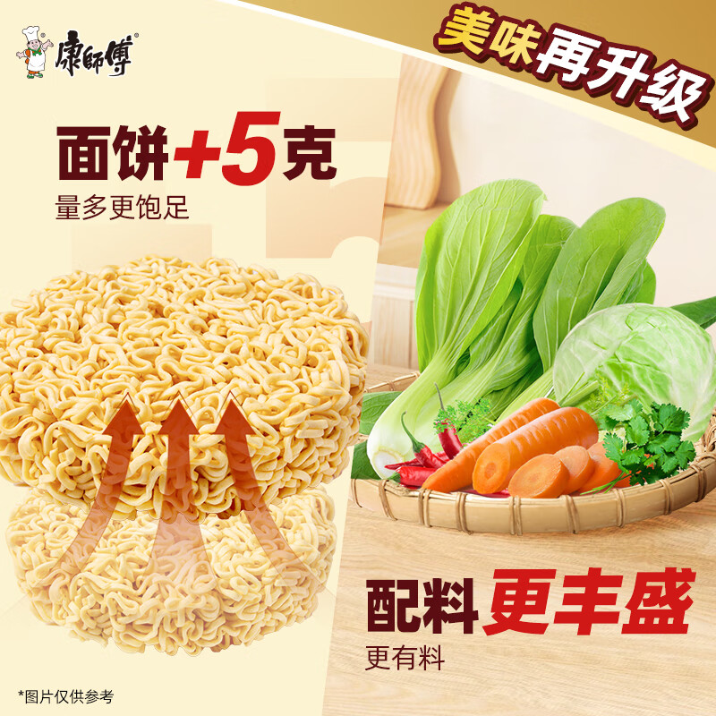 康师傅红烧牛肉方便碗面12桶(一箱)高清大图