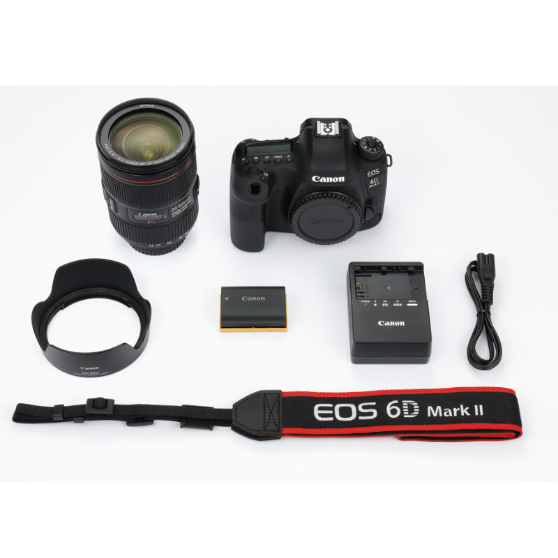 佳能CanonEOS6D26DMarkII专业全画幅数码单反相机套机EF24105f4ISIIUSM套机