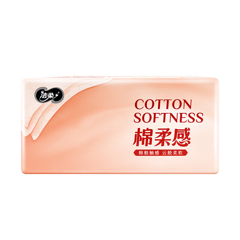 洁柔 抽纸 4D立体压花90抽*6包*2提 面巾纸 立体绵柔蓬蓬纸更柔软原生木浆高清大图