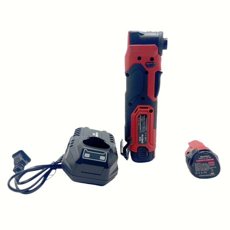 炽豆12V无刷锂电无刷角向冲击起子机5771-CD-12双电90度桁架搭建电动扳手角向螺丝刀高清大图