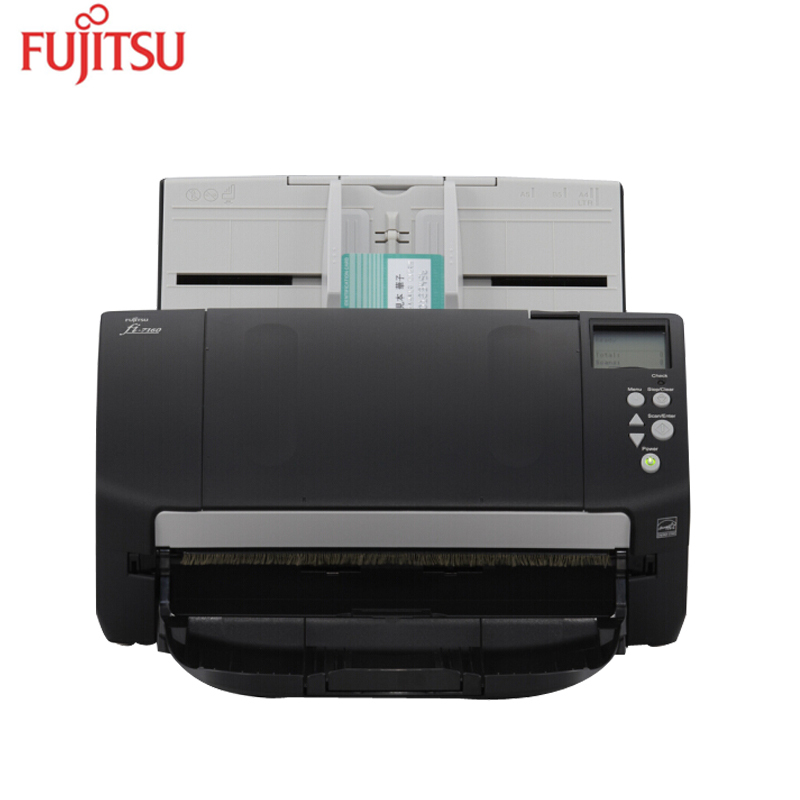 富士通(Fujitsu)Fi-7160 馈纸式扫描仪A4高速双面自动进纸合同证件卡片签证扫描