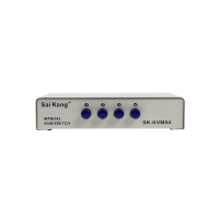saikang 赛康kvm 切换器电脑vga接口显示器共享2口4口自动PS2连接SK-3000