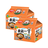 出前一丁 日清 进口方便食品 方便面 北海道味增猪骨汤味 100g*5袋/包*2包组