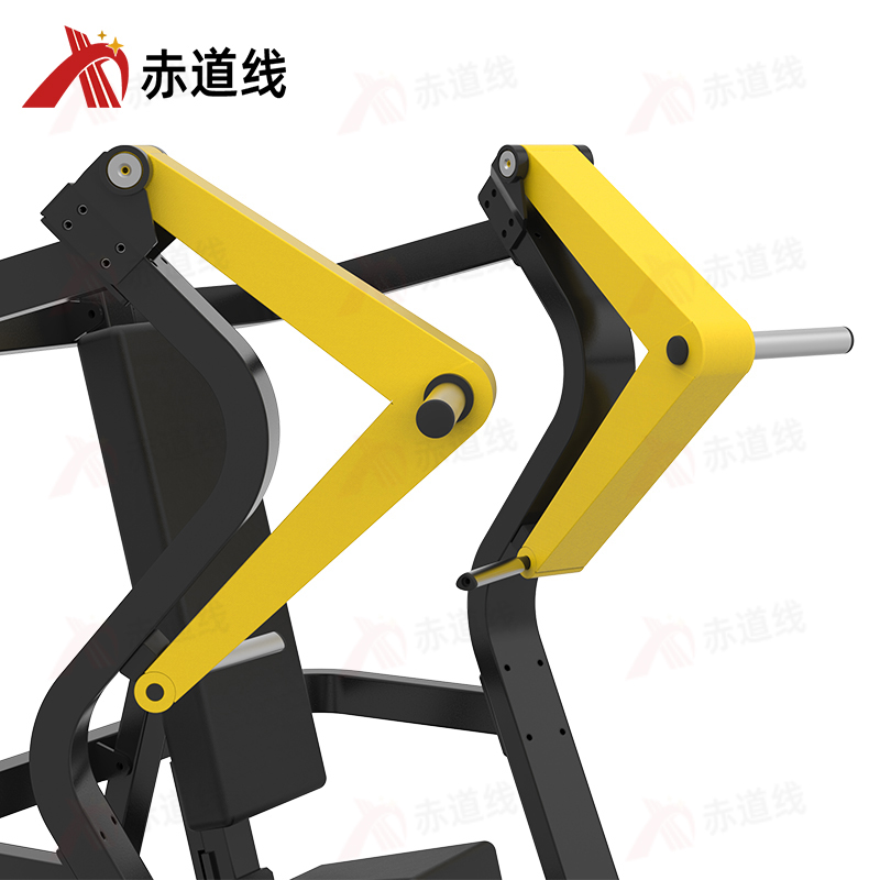 赤道线 坐式推胸训练器胸部训练器综合训练器材平推训练器 不含哑铃片CDX-A523S-BFT1001高清大图