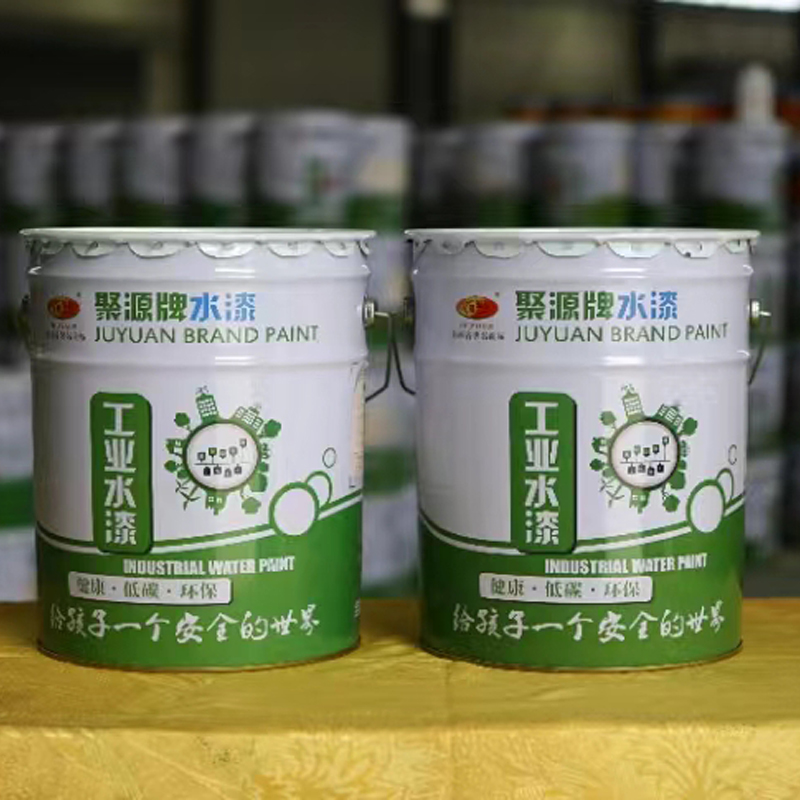 聚源白内墙乳胶漆 25kg/桶高清大图