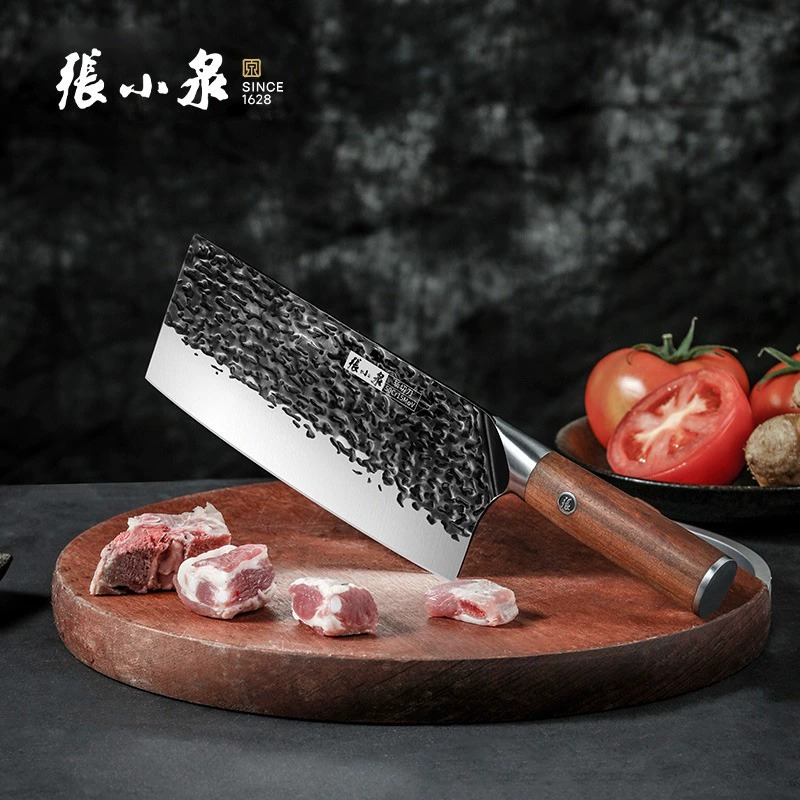 张小泉菜刀家用女士切片刀锋利切菜切肉斩切两用厨师专用刀具