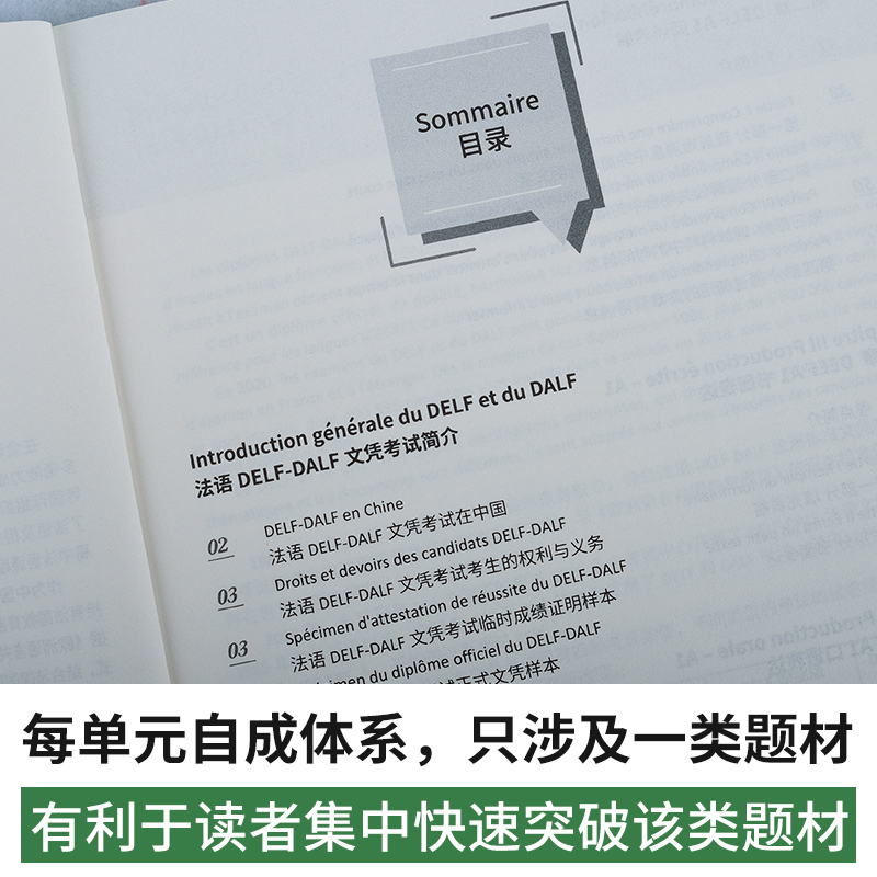 [正版]法语DELF考试快速突破训练A1全2册法语DELF真题模拟法语考试习题训练听力阅读口语写作东华大学出版社高清大图