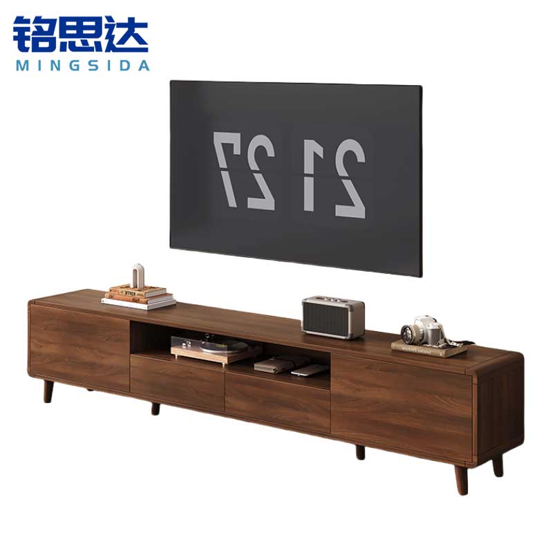 铭思达实木电视柜高清大图
