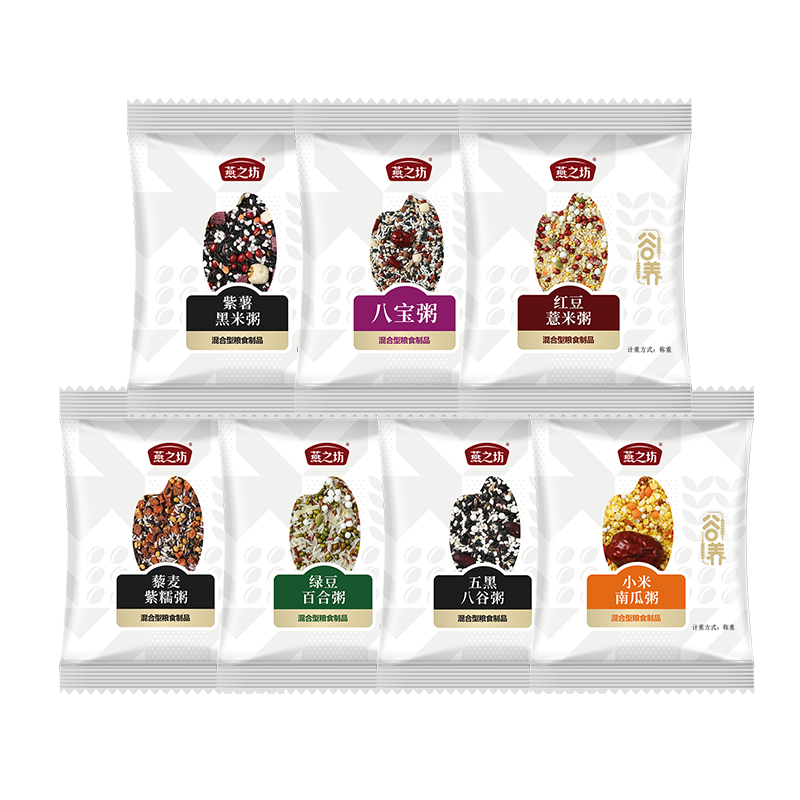 燕之坊缤纷杂粮粥700g 七天不重样五谷杂粮早餐粥 款款美味