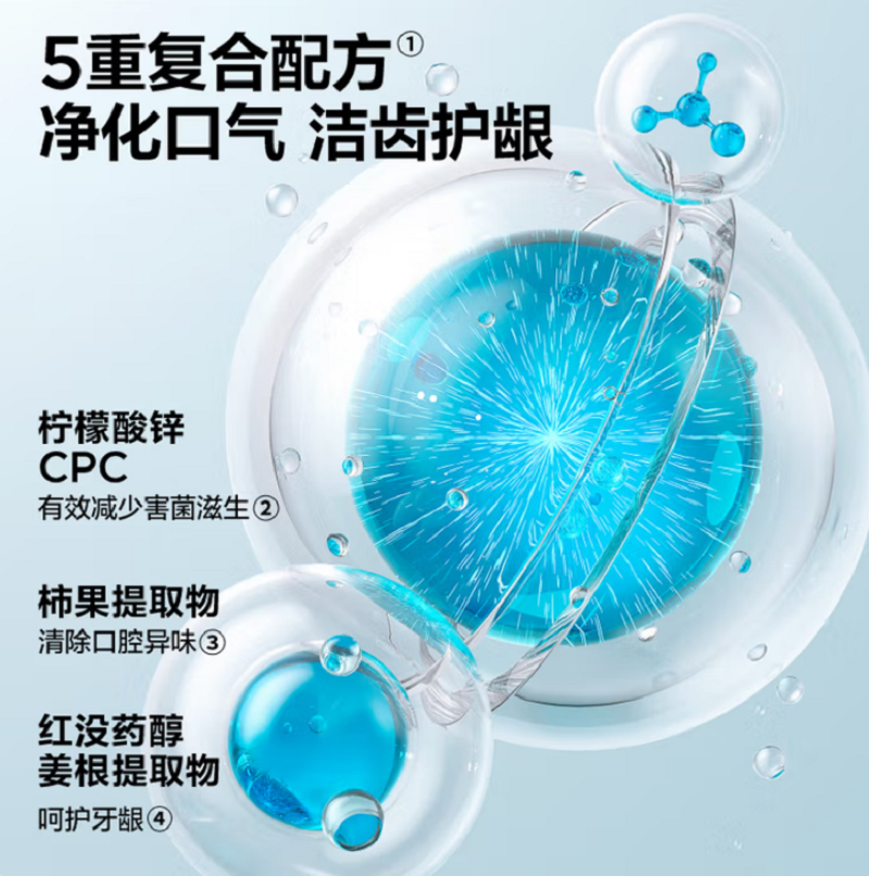 参半oralshark玫瑰清茶味净清新牙膏180g(单位:支)高清大图