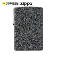 [苏宁自营]美国原装zippo之宝防风煤油打火机铁石心肠211哑漆黑裂漆236耐磨个性创意送男士