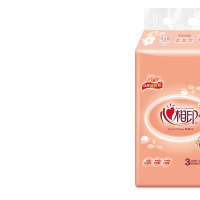 心相印花语DT200抽纸3包二层面巾纸软包