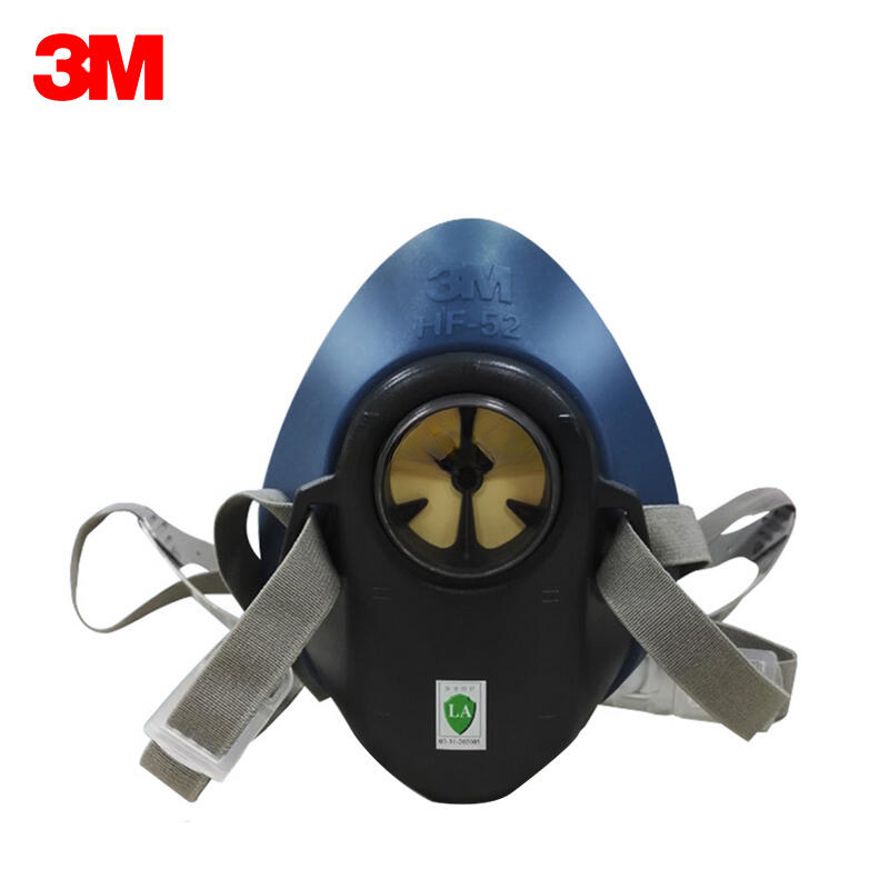 3m hf-52面罩硅胶防尘口罩工业粉尘自吸过滤式防毒面具半面罩主体(需