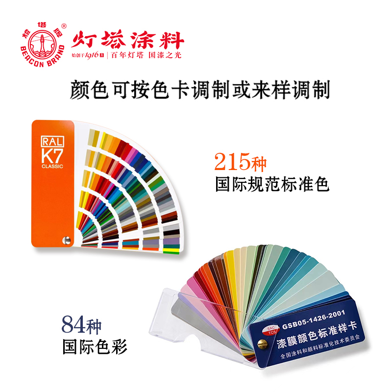 灯塔牌 反光漆(各色)0.8kg(面漆)+ 0.8kg(底漆)/组(颜色备注)高清大图