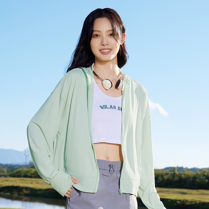 361°运动外套女夏季薄款宽松透气防晒衣冰丝户外骑行瑜伽服