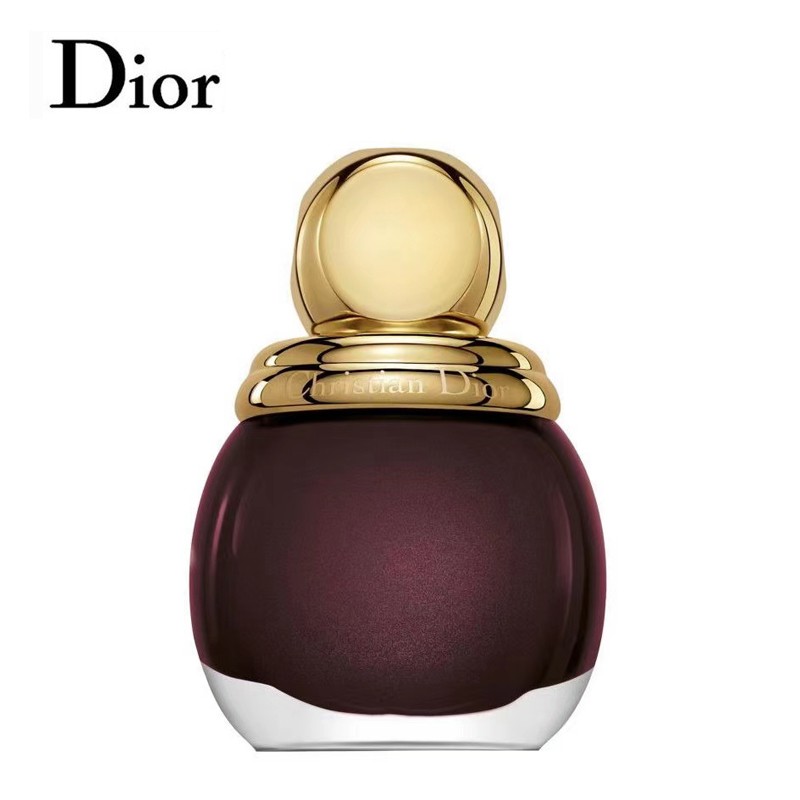 迪奥(Dior)指甲油炫亮持久滋养强韧打底显白美甲底油 997#暗红色