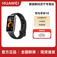 华为手环10 NFC版 铝合金表壳 羽砂黑