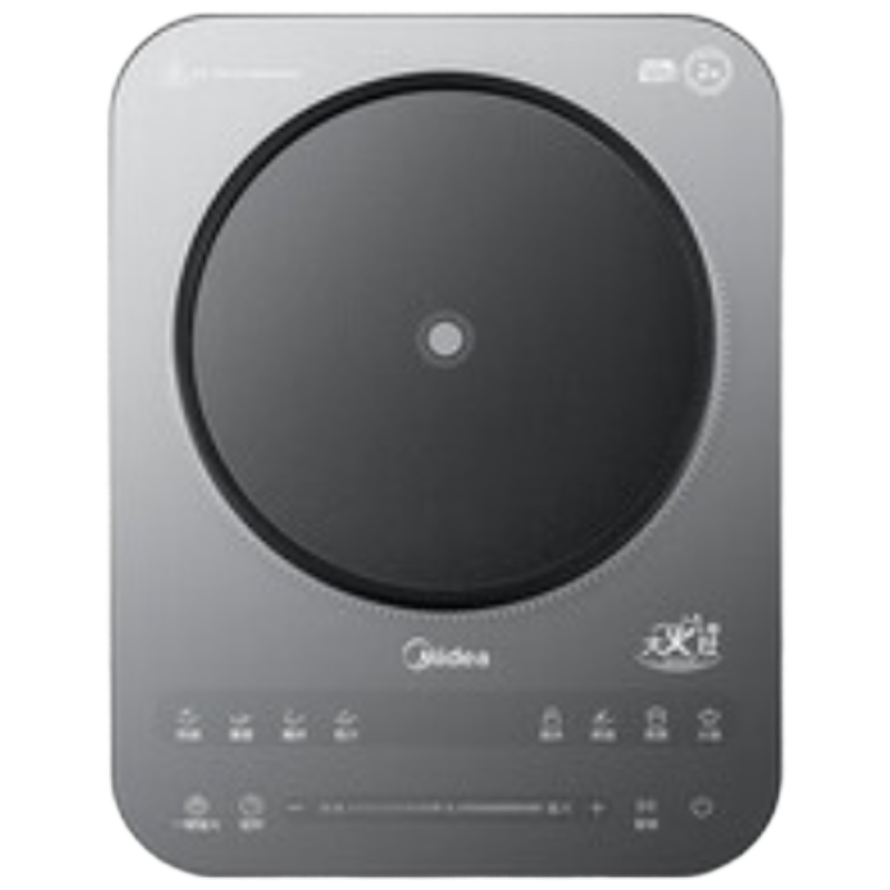 美的(Midea) 电磁炉铂钻系列家用触控按键大功率8档火力4D防水炒菜火锅多功能电磁灶 MC-E30BD51 ZH