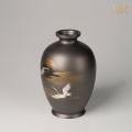 全铜摆件《高冈铜器之富士鶴》铜工艺品花瓶_177