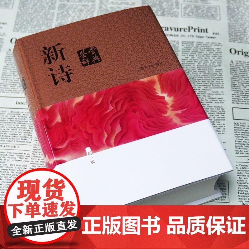 新诗鉴赏辞典 新一版 文学鉴赏辞典编纂中心 中国文学鉴赏辞典 中学生现代诗词歌赋学习书籍 正版图书 上海辞书出版社 世纪高清大图