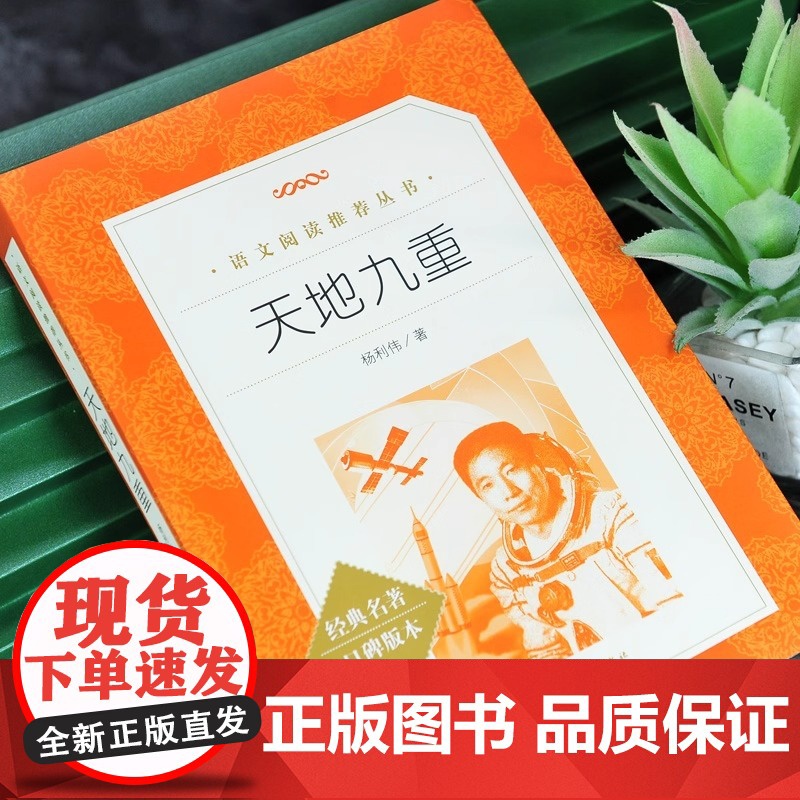天地九重 航天员杨利伟自传 记录中国航天事业的辉煌历程 语文 阅读丛书 了解航天英雄的成长轨迹 人民文学出版社书籍高清大图