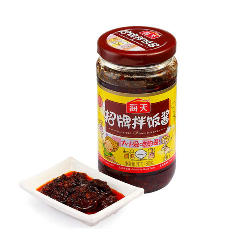海天招牌拌饭酱(香辣香菇味)300g*15瓶