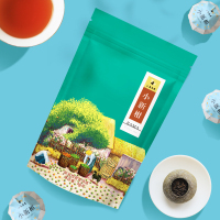 八马茶叶 柑柑好小新柑 新会柑皮普洱茶直立袋装80g