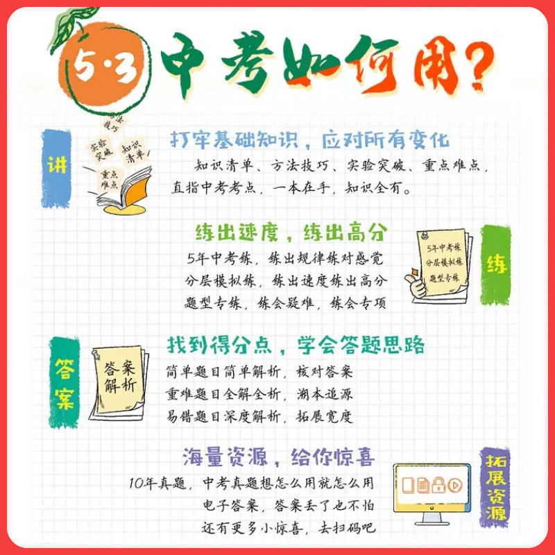语文+数学+英语 ★3科★[北京版]热卖推荐 北京 [正版]科目任选2025五年中考三年模拟北京专版中考全套语文数学英语