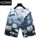 HLCOMAN短裤男士夏季薄款冰丝速干休闲中裤运动五分沙滩大裤衩子潮流男装