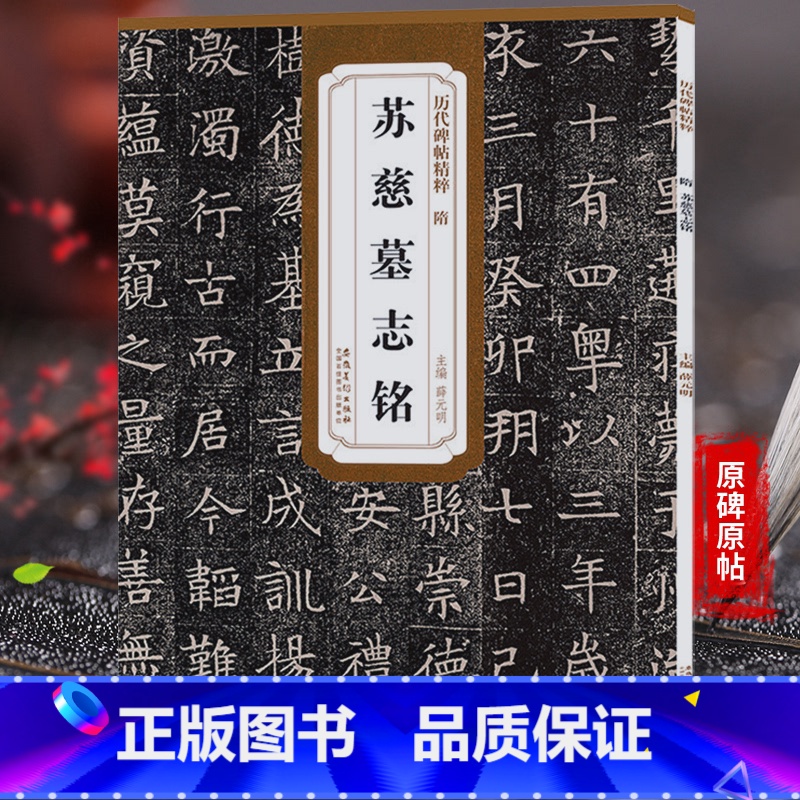 【正版】历代碑帖精粹 隋 苏慈墓志铭 苏孝慈墓志铭 简体旁注原碑帖彩色放大本名家古帖临摹楷书小楷毛笔书法字帖 薛元明编