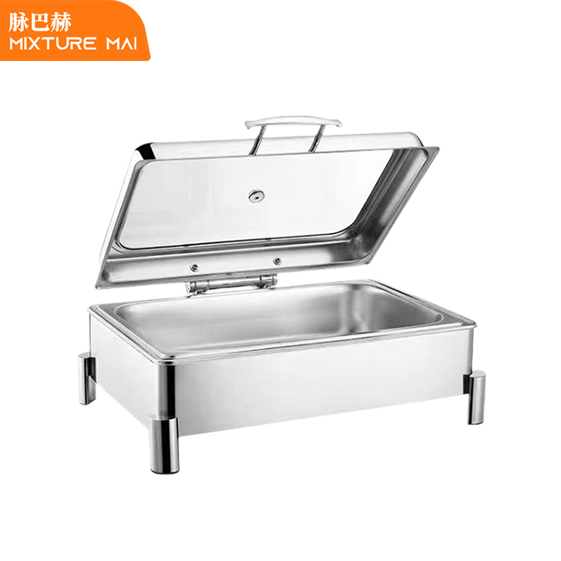 脉巴赫 经典款保温餐炉布菲炉 数显温控长方形液压餐炉MBH-KY-JJ02-C