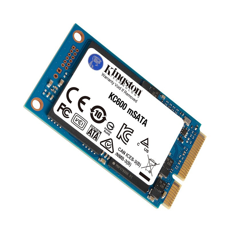金士顿(Kingston) 256GB SSD固态硬盘 mSATA接口 KC600系列 MINI固态(mSATA接口)笔记本台式机一体机升级迷你高速固态硬盘