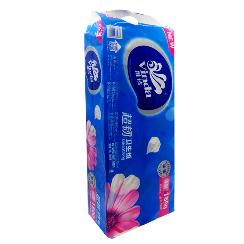 维达(Vinda)超韧卫生纸卷筒纸四层卷纸180g/卷*10卷/提*6提V4688DJ点睛
