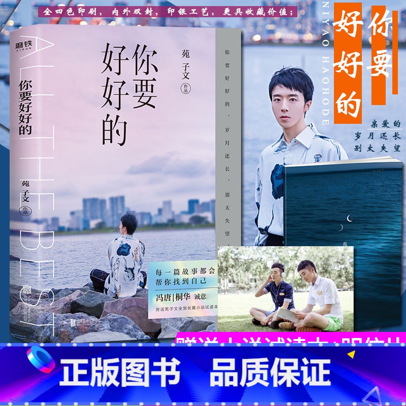 【正版】赠试读本+明信片 你要好好的 苑子文新书个人作品集 苑子豪暖心现当代励志青春都市言情文学小说心灵与修养图书籍