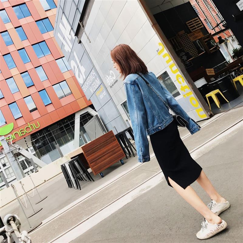 长袖小黑裙哺乳衣秋季外出辣妈款显瘦针织长裙打底喂奶衣连衣裙潮