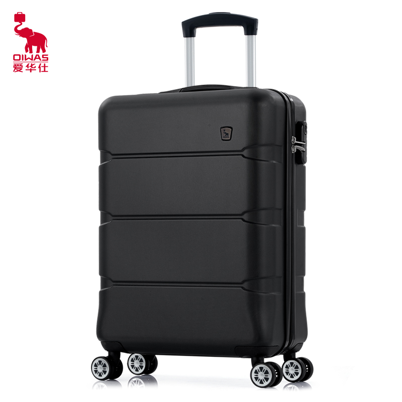 爱华仕(OIWAS) 商务出行差旅防刮肌理轻音万向飞机轮拉杆箱20英寸(颜色随机) OCX6639B高清大图