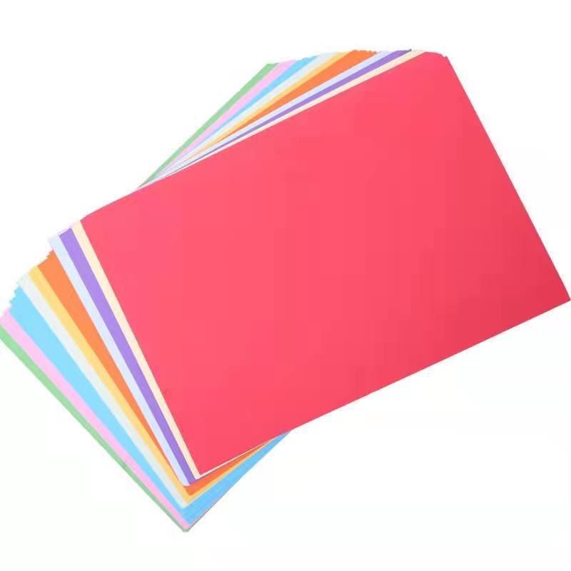 宣皇 多彩宣皇复印纸 80克彩色复印打印手工纸折纸材料 浅蓝a4 80g 8