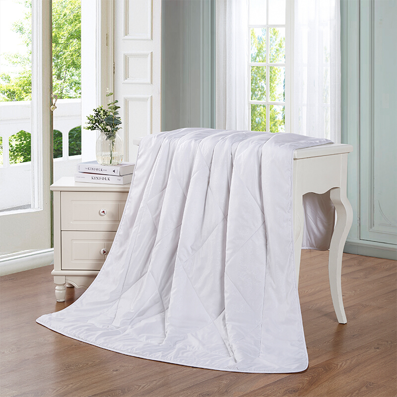 洛菲源 全棉夏凉被 星级酒店宾馆招待所常用薄被子空调被150*210cm条高清大图