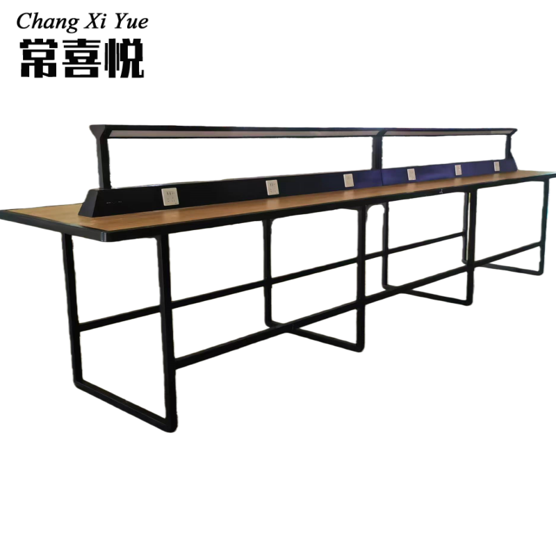 常喜悦 充电吧台桌 休闲区充电桌 钢制架桌 按照米计价 CXY-Z070956高清大图