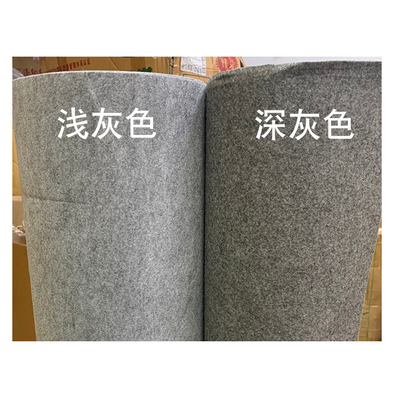 谋福 背胶自粘毛毡绒布 音箱汽车隔音无纺布墙贴[4mm白色一米长(带背胶)]高清大图