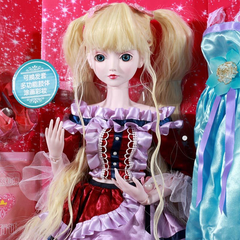 叶罗丽娃娃精灵梦卡通公主夜萝莉仙子diy梦幻套装改装女孩换装玩具