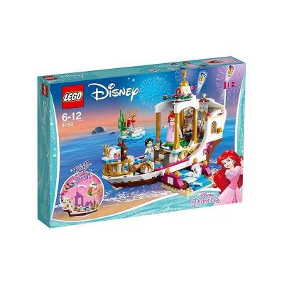 乐高(LEGO)迪斯尼公主系列 美人鱼爱丽儿的皇家庆典船 41153 6-12岁 积木玩具 200块以上 塑料玩具